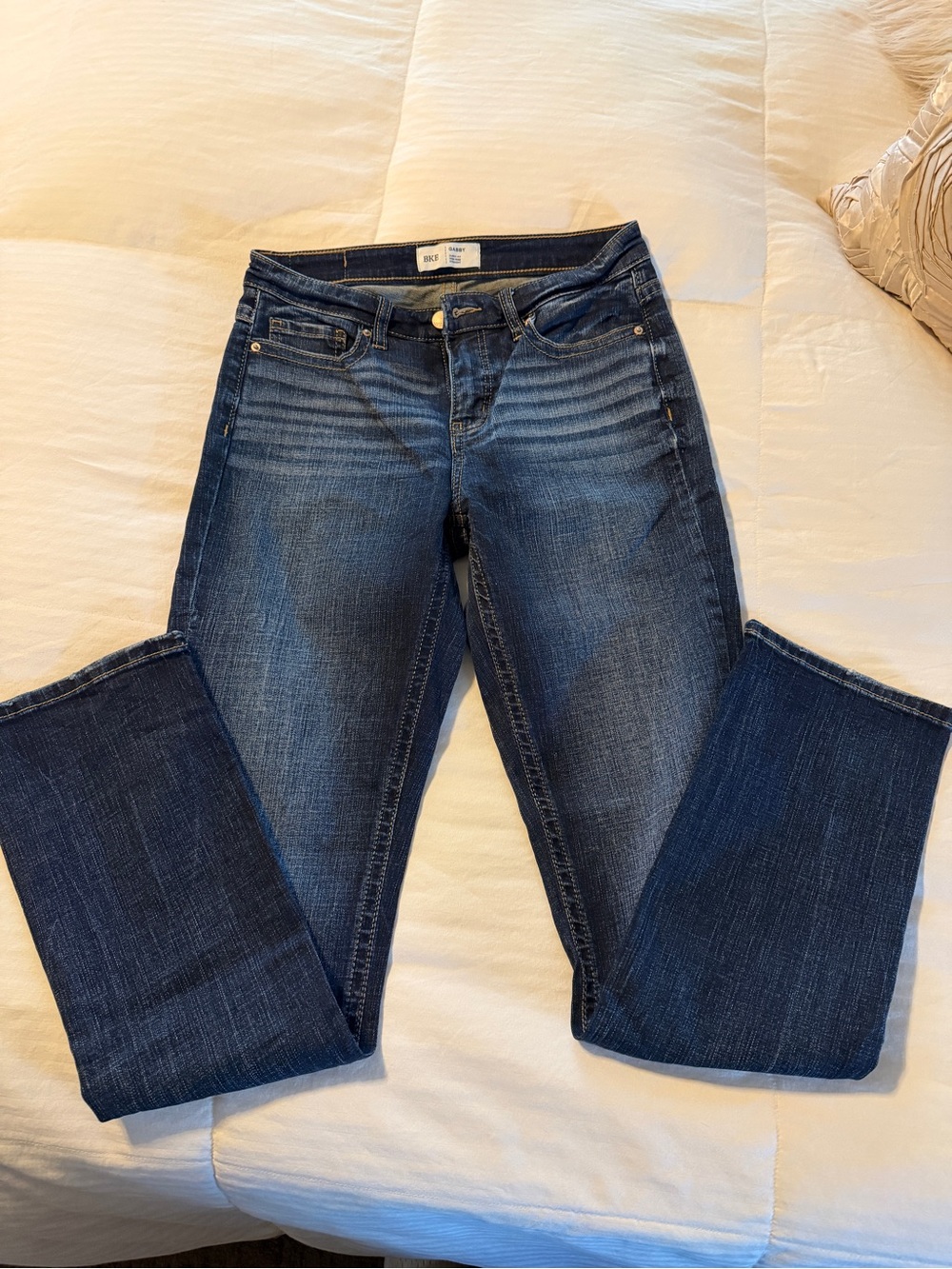 BKE  Gabby Curvy Fit high rise Women's Straight Jeans
